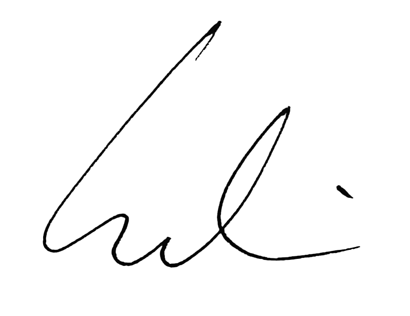 signature of Chief Executive